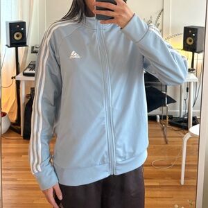 Adidas Women's Sky Blue Track Jacket